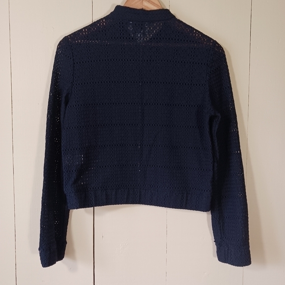 Hollow Out Jules et Leopold Bomber Jacket - Picture 2 of 7